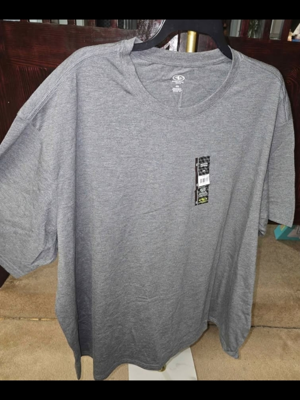 Set Of 2 Size 4XL Athletic Works Men's Short Sleeve Crew Neck T-Shirts NWT
